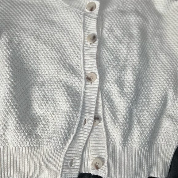 Jessica Simpson Cream Textured Knit Cardigan - Picture 8 of 8